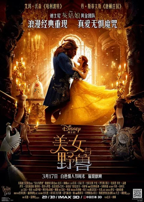 《美女与野兽》封面