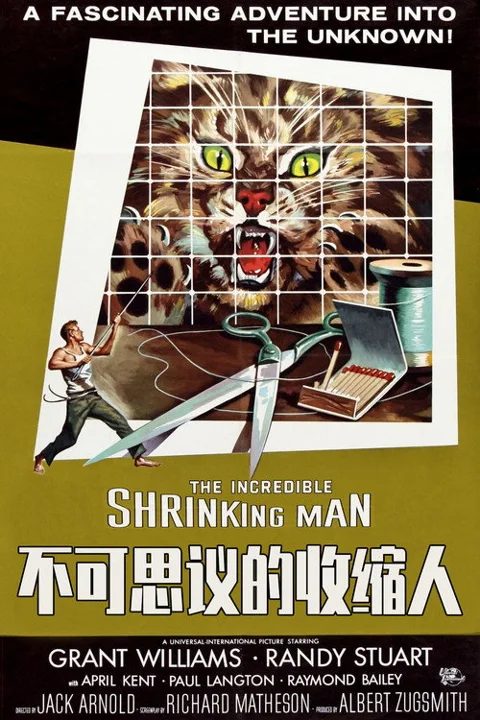 《不可思议的收缩人》封面