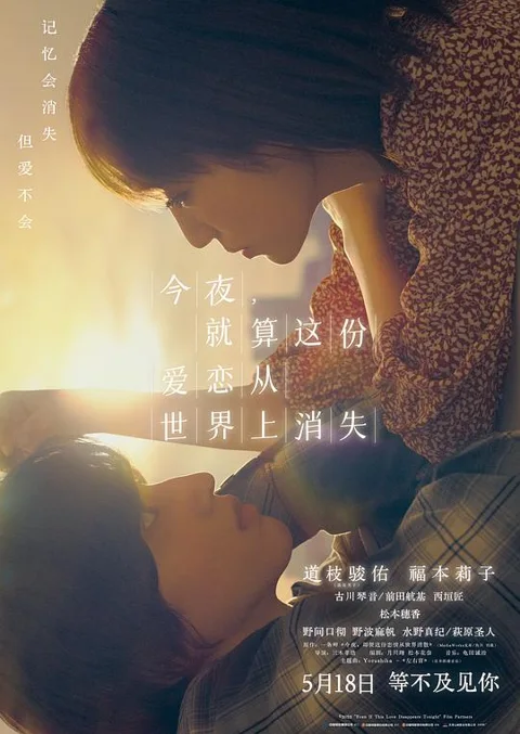 《今夜 就算 这份 爱恋 从 世界 上 消失》封面